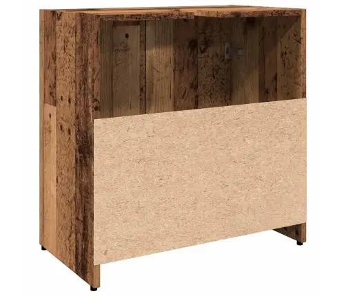 Izlietnes Skapītis, Veca Koka, 60X33X60 Cm, Inženierijas Koks Vidaxl