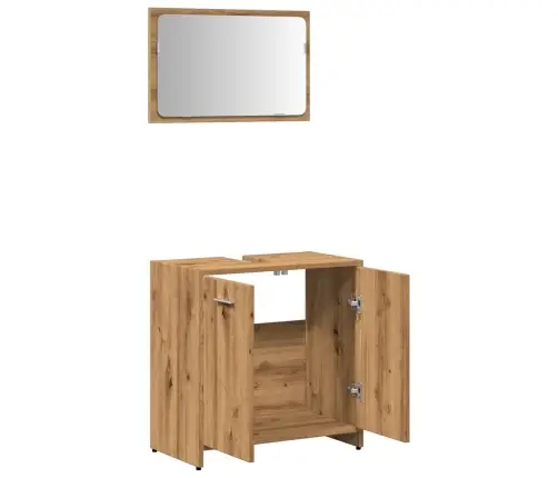 Peegliga Vannitoakapp Artisan Oak Engineered Wood Peegliga Vannitoakapp Artisan Oak Engineered Wood