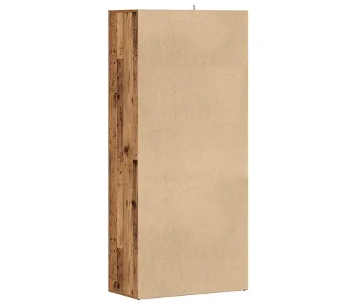 Apavu Skapis, Veca Koka, 80X39X178 Cm, Inženierijas Koks Vidaxl