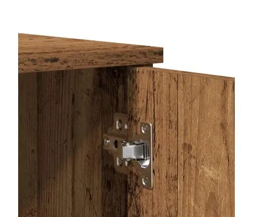 Apavu Skapis, Veca Koka, 80X39X178 Cm, Inženierijas Koks Vidaxl