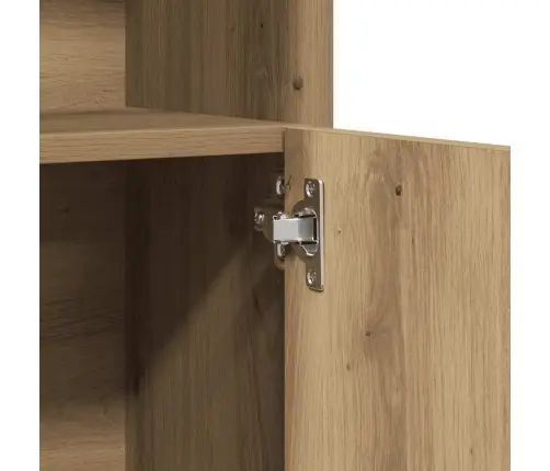 Vannasistabas Plaukts Koka Krāsa 32X25,5X190 Cm Skaidu Plāksne Vidaxl