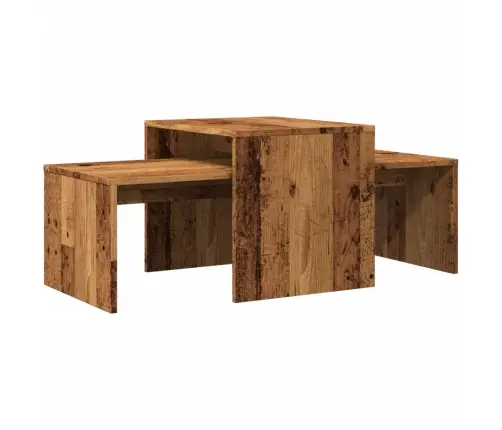 Kafijas Galdiņš, Veca Koka, 100X48X40 Cm, Konstruēts Koks Vidaxl