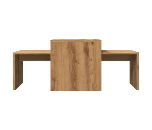 Kafijas Galdiņš, Koka Krāsa, 100X48X40 Cm, Konstruēts Koks Vidaxl