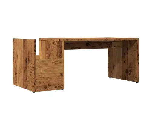 Kafijas Galdiņš, Veca Koka, 90X45X35 Cm, Konstruēts Koks Vidaxl