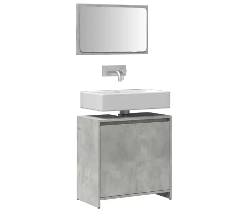 2-Daļīgs Vannasistabas Mēbeļu Komplekts, Inženierijas Koks Vidaxl