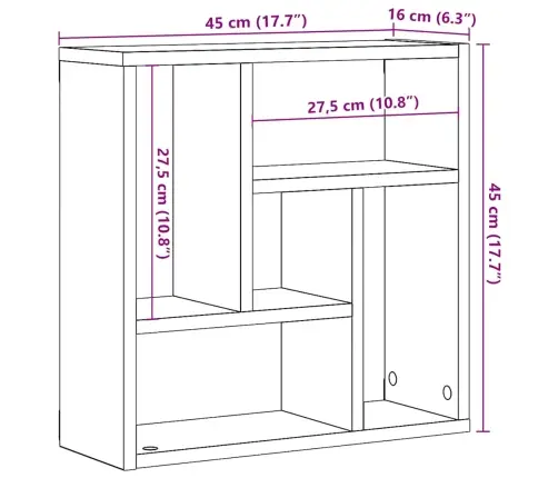 Seinariiul Vana Puit 45X16X45 Cm Engineered Wood