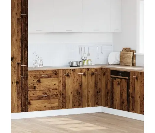 Alumine Kapp "Lyon", Vana Puit, 60 X 46 X 81,5 cm Töödeldud Puit