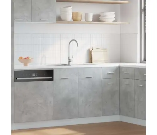 Valamukapp "Lyon", Betoonhall, 80 X 46 X 81,5 cm Töödeldud Puit