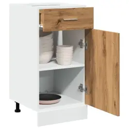 Apakšējais Skapītis Ar Atvilktnēm, "Lyon", Koka Krāsa Vidaxl