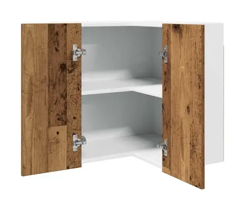 Pakabinama Kampinė Spintelė,  “Lyon",  Medienos,  57X57X60Cm