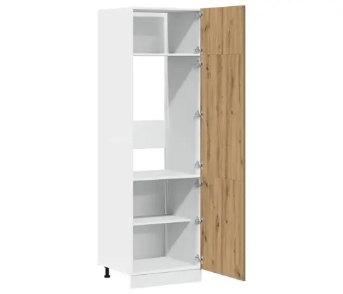 Šaldytuvo Spintelė,  “Lyon",  Artisano Ąžuolo,  60X57X207Cm