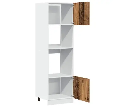 Mikrolaineahjukapp "Lyon", Vana Puit, 60 X 57 X 207 cm Töödeldud Puit