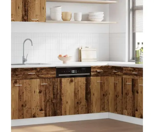 Nõudepesumasina Paneel "Lyon", Vana Puit, 45 X 3 X 67 cm Töödeldud Puit