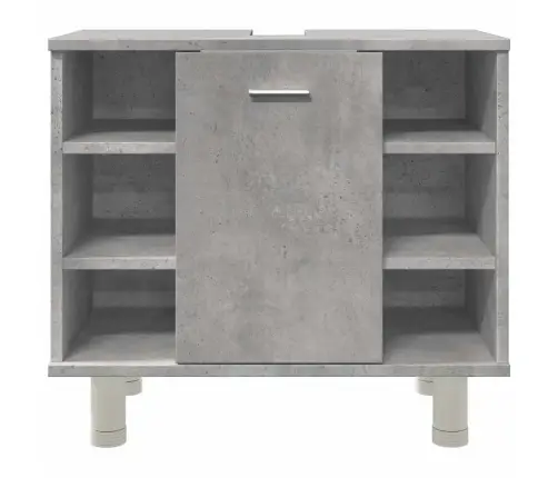 Vannitoakapp Betoonhall 60X32X53,5 Cm Tehispuit