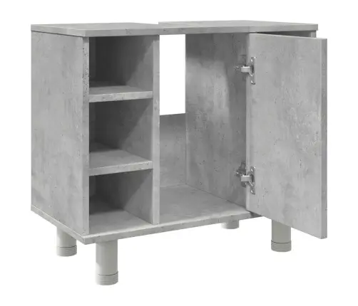 Vannitoakapp Betoonhall 60X32X53,5 Cm Tehispuit