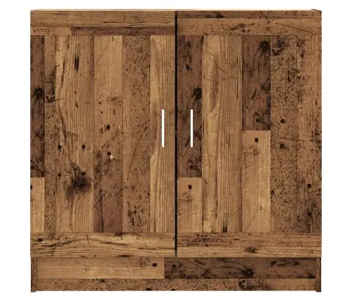 Grāmatu Skapis, Veca Koka, 82,5X30,5X80 Cm, Skaidu Plāksne Vidaxl