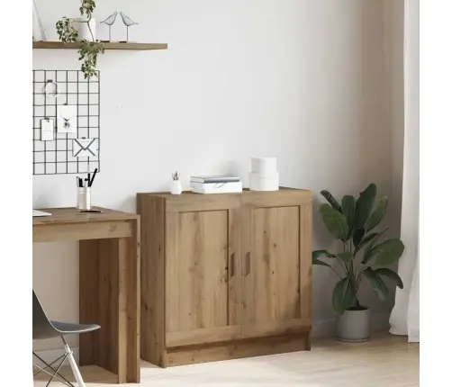 Grāmatu Plaukts, Koka Krāsa, 82,5X30,5X80 Cm, Inženierijas Koks Vidaxl