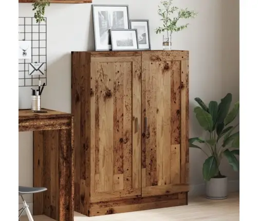 Grāmatu Skapis, Veca Koka, 82,5X30,5X115 Cm, Konstruēts Koks Vidaxl