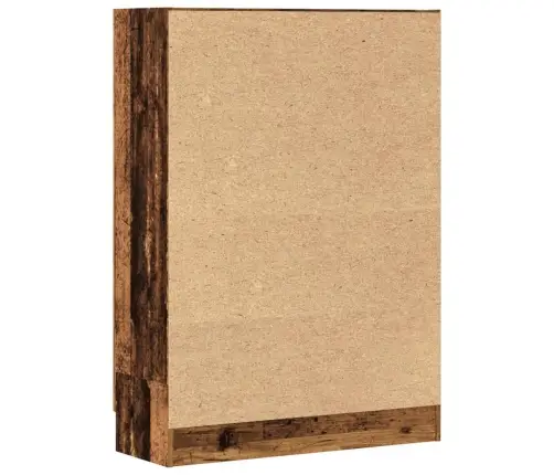 Grāmatu Skapis, Veca Koka, 82,5X30,5X115 Cm, Konstruēts Koks Vidaxl