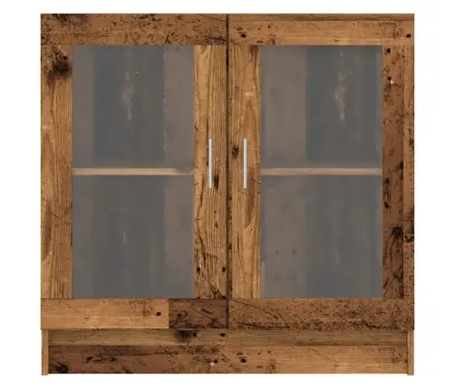 Grāmatu Skapis, Veca Koka, 82,5X30,5X80 Cm, Skaidu Plāksne Vidaxl