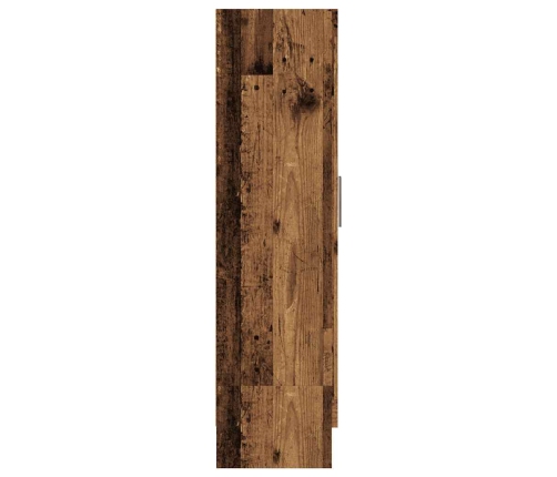 Grāmatu Skapis, Veca Koka, 82,5X30,5X115 Cm, Konstruēts Koks Vidaxl