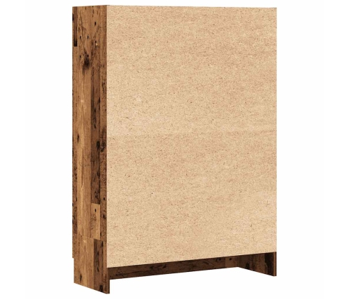 Grāmatu Skapis, Veca Koka, 82,5X30,5X115 Cm, Konstruēts Koks Vidaxl