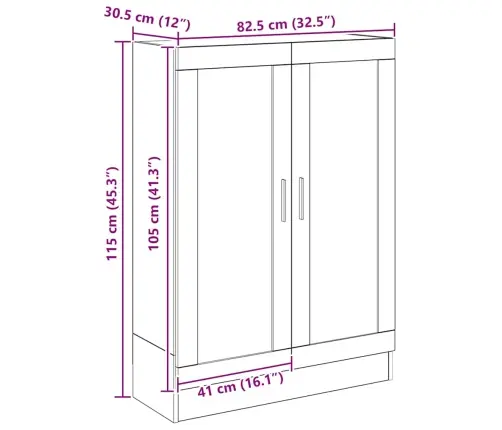 Raamatukapp, Käsitöötamm, 82,5 X 30,5 X 115 cm Tehispuit Raamatukapp, Käsitöötamm, 82,5 X 30,5 X 115 cm Tehispuit