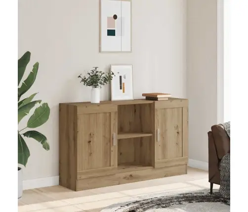 Kumode, Koka Krāsa, 120X30,5X70 Cm, Inženierijas Koks Vidaxl