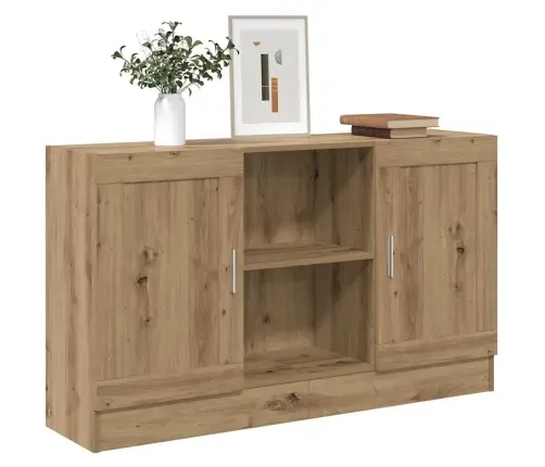 Kumode, Koka Krāsa, 120X30,5X70 Cm, Inženierijas Koks Vidaxl