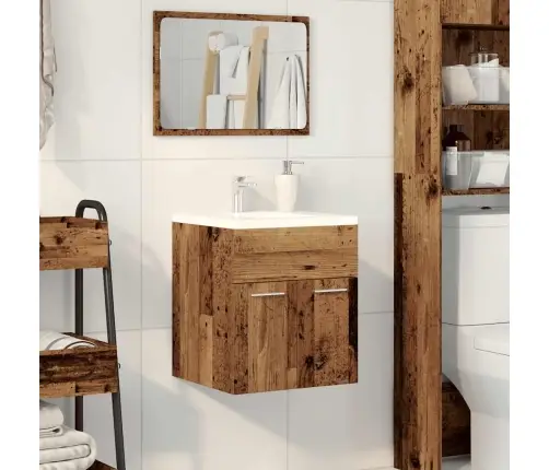 Vannas Istabas Izlietnes Skapis Vecs Koks 41X38,5X46 Cm Vidaxl