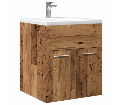 Vannas Istabas Izlietnes Skapis Vecs Koks 41X38,5X46 Cm Vidaxl