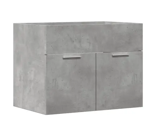Izlietnes Skapītis, Betona Pelēks, 60X38,5X46 Cm, Skaidu Plātne Vidaxl