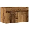 Vannasistabas Skapītis, 90X38,5X46 Cm, Inženierijas Koks Vidaxl