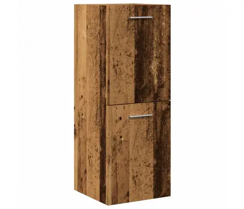 Vannasistabas Skapītis, Veca Koka, 30X30X80 Cm, Skaidu Plāksne Vidaxl