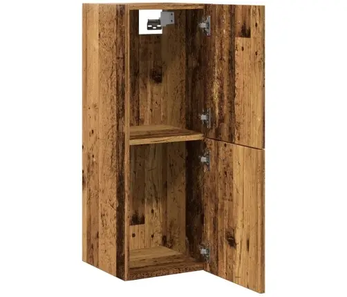 Vannasistabas Skapītis, Veca Koka, 30X30X80 Cm, Skaidu Plāksne Vidaxl