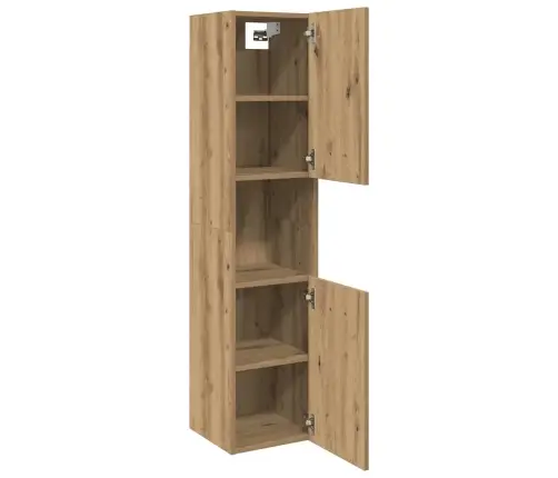 Vannitoa Rippkapp Artisian Oak 30X30X130 Cm Insenerpuit