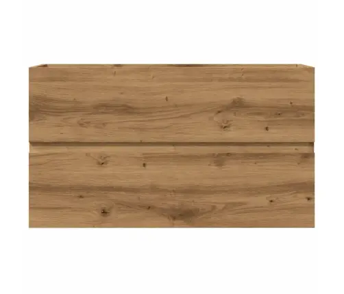 Izlietnes Skapis, Koka Krāsa, 90X38,5X45 Cm, Inženierijas Koks Vidaxl