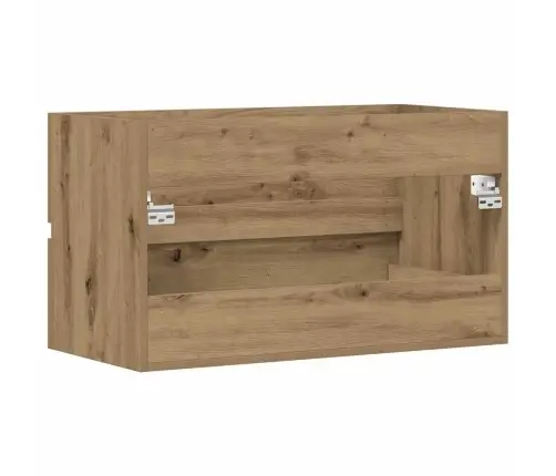 Izlietnes Skapis, Koka Krāsa, 90X38,5X45 Cm, Inženierijas Koks Vidaxl