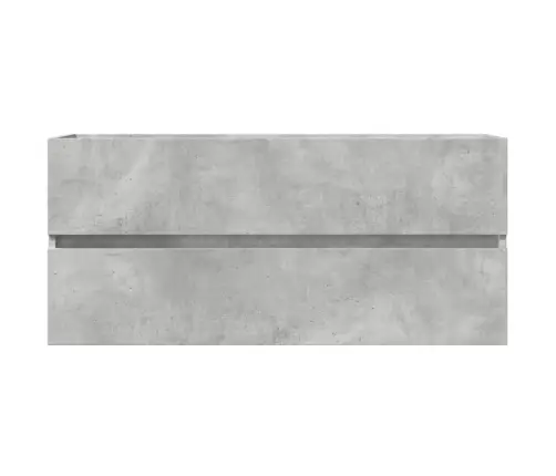 Izlietnes Skapītis, Betonpelēks, 100X38,5X45 Cm, Skaidu Plāksne Vidaxl