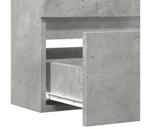 Izlietnes Skapītis, Betonpelēks, 100X38,5X45 Cm, Skaidu Plāksne Vidaxl