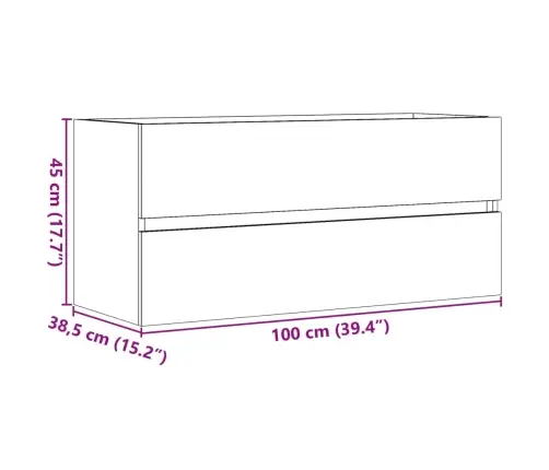Valamukapp, Vana Puit, 100 X 38,5 X 45 Cm Tehispuit
