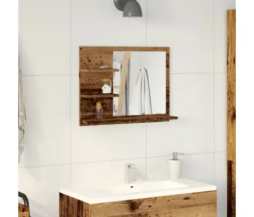 Vannitoa Peegelkapp Vana Puit 60X10,5X45 Cm