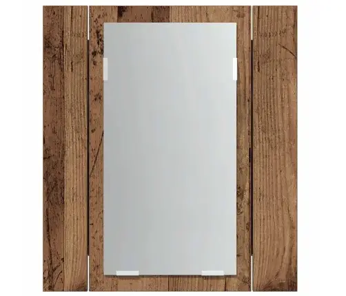 Veidrodinė Led Vonios Spintelė, Medienos, 40X12X45cm Mediena