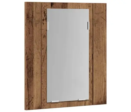 Veidrodinė Led Vonios Spintelė, Medienos, 40X12X45cm Mediena