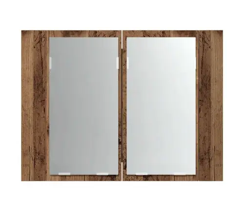 Led Peegelkapp Vana Puit 60X12X45 Cm Engineered Wood