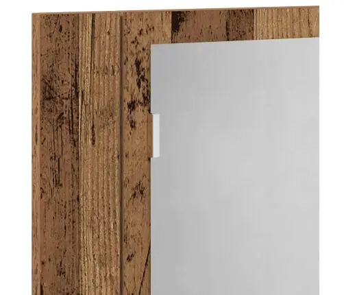 Led Peegelkapp Vana Puit 60X12X45 Cm Engineered Wood