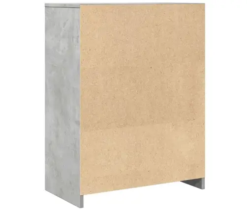 Vannasistabas Skapītis, Betona Pelēks, 60X33X80 Cm Vidaxl