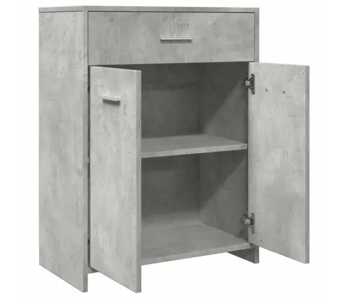 Vannasistabas Skapītis, Betona Pelēks, 60X33X80 Cm Vidaxl