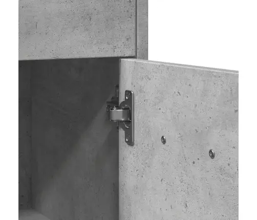 Vannasistabas Skapītis, Betona Pelēks, 60X33X80 Cm Vidaxl