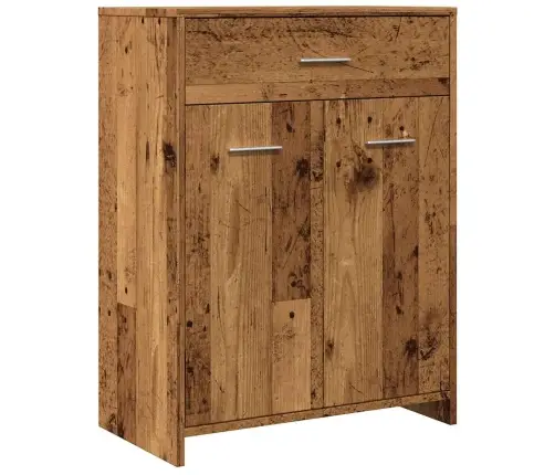 Vonios Kambario Spintelė, Sendintos Medienos, 60X33X80cm Mdp